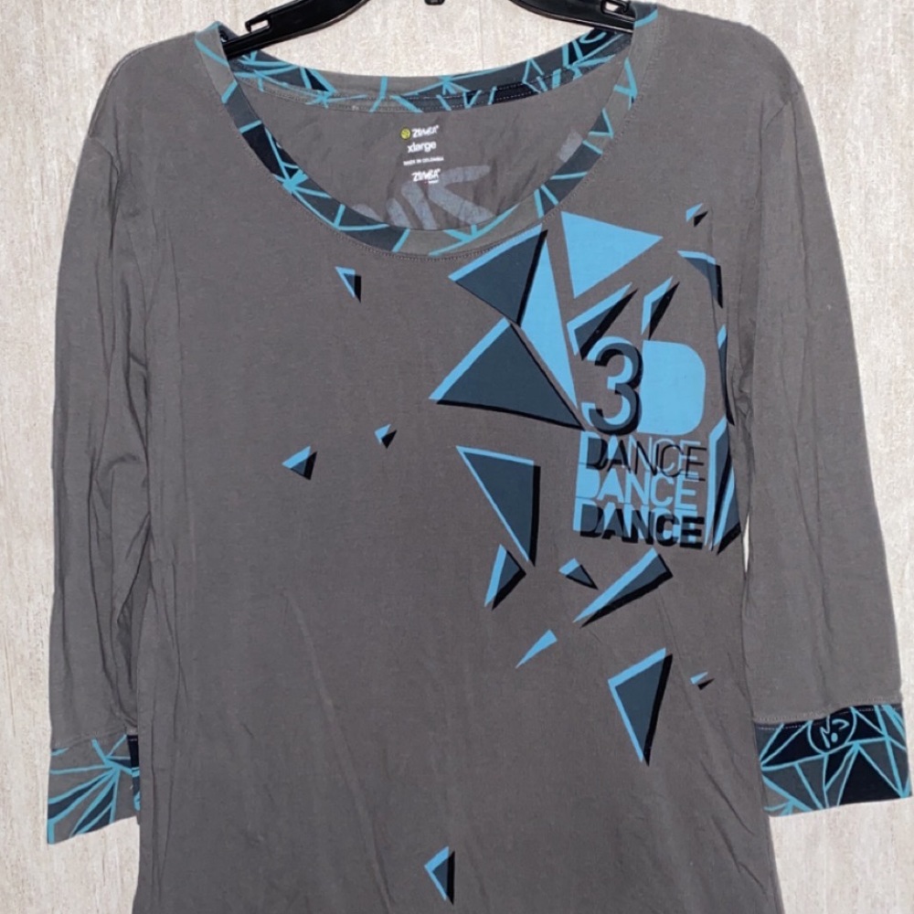 Womens Zumba Half Sleeve Shirt